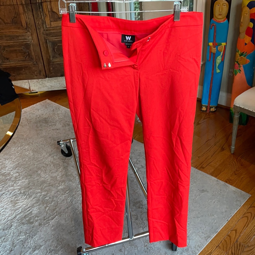 W By Worth Cherry Red Pants - Almost New!